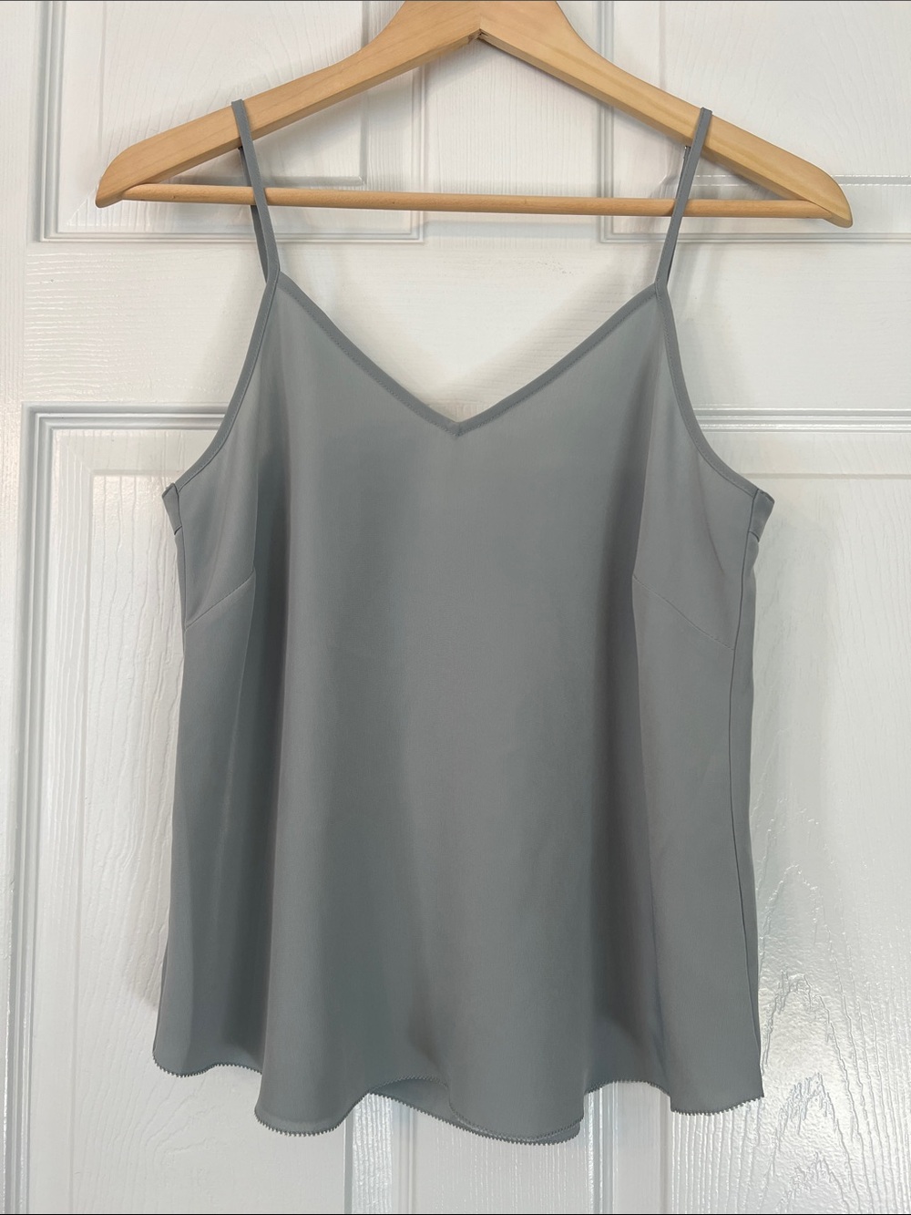 Gentle Fawn Light Seafoam Gray V-Neck Spaghetti Strap Camisole